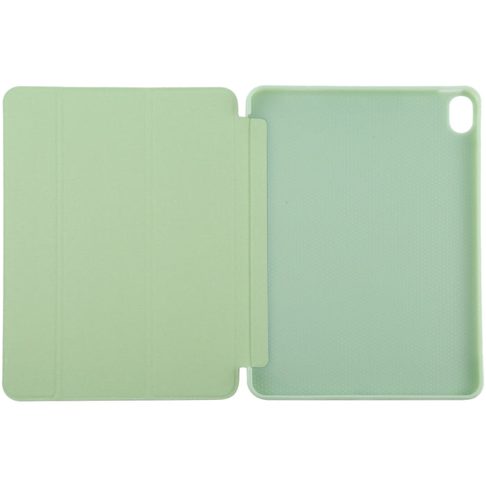 Estuche de cuero de cobertura total de 3 pliegues de silicona