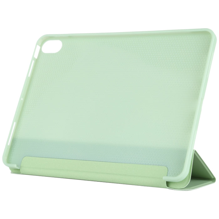 Estuche de cuero de cobertura total de 3 pliegues de silicona