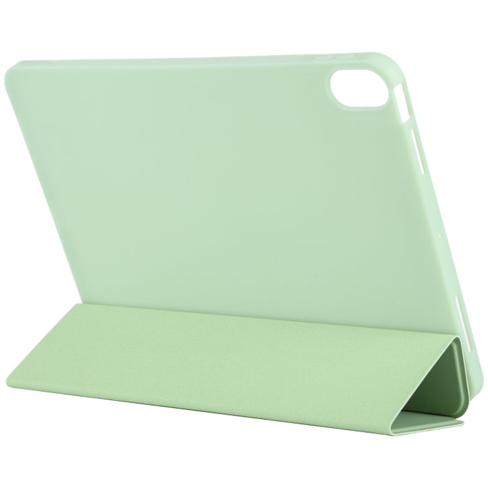 Estuche de cuero de cobertura total de 3 pliegues de silicona