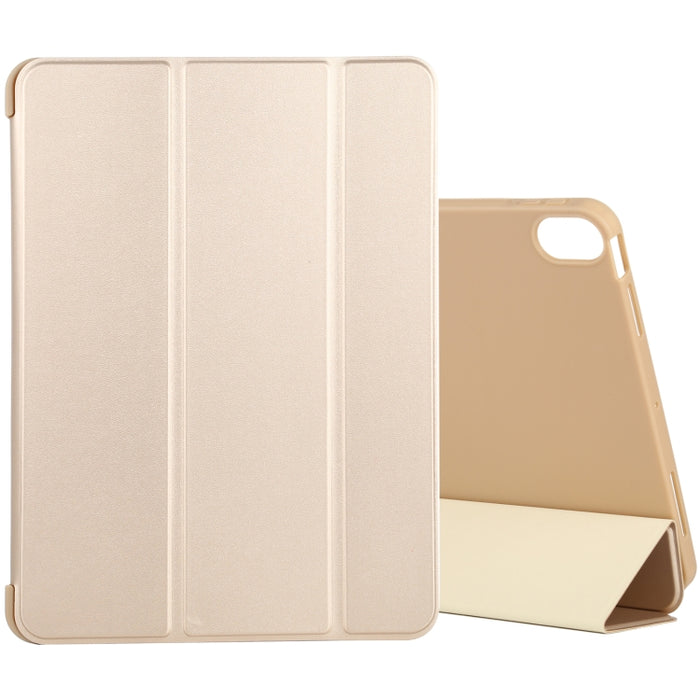 Estuche de cuero de cobertura total de 3 pliegues de silicona