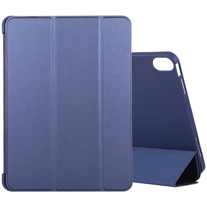Estuche de cuero de cobertura total de 3 pliegues de silicona