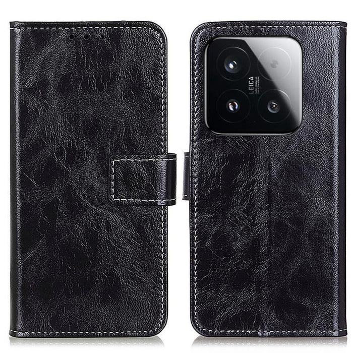 Funda para teléfono de cuero con textura retro Crazy Horse, For Xiaomi 17T Pro 5G, For Xiaomi 17T 5G, For Xiaomi 17 Pro Max, For Xiaomi 17 Pro, For Xiaomi 17, For Xiaomi 15T Pro 5G, For Xiaomi 15T 5G