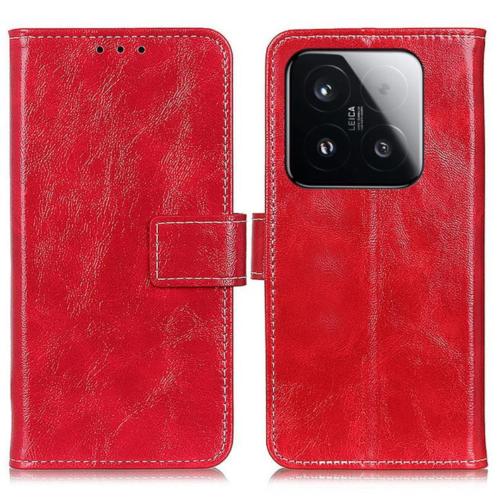 Funda para teléfono de cuero con textura retro Crazy Horse, For Xiaomi 17T Pro 5G, For Xiaomi 17T 5G, For Xiaomi 17 Pro Max, For Xiaomi 17 Pro, For Xiaomi 17, For Xiaomi 15T Pro 5G, For Xiaomi 15T 5G