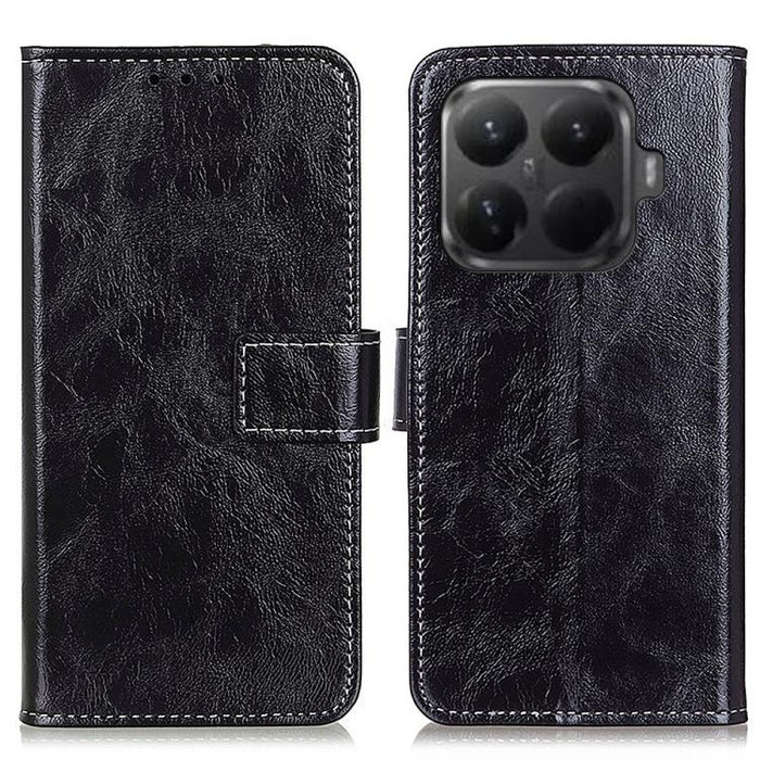 Funda para teléfono de cuero con textura retro Crazy Horse, For Xiaomi 17T Pro 5G, For Xiaomi 17T 5G, For Xiaomi 17 Pro Max, For Xiaomi 17 Pro, For Xiaomi 17, For Xiaomi 15T Pro 5G, For Xiaomi 15T 5G