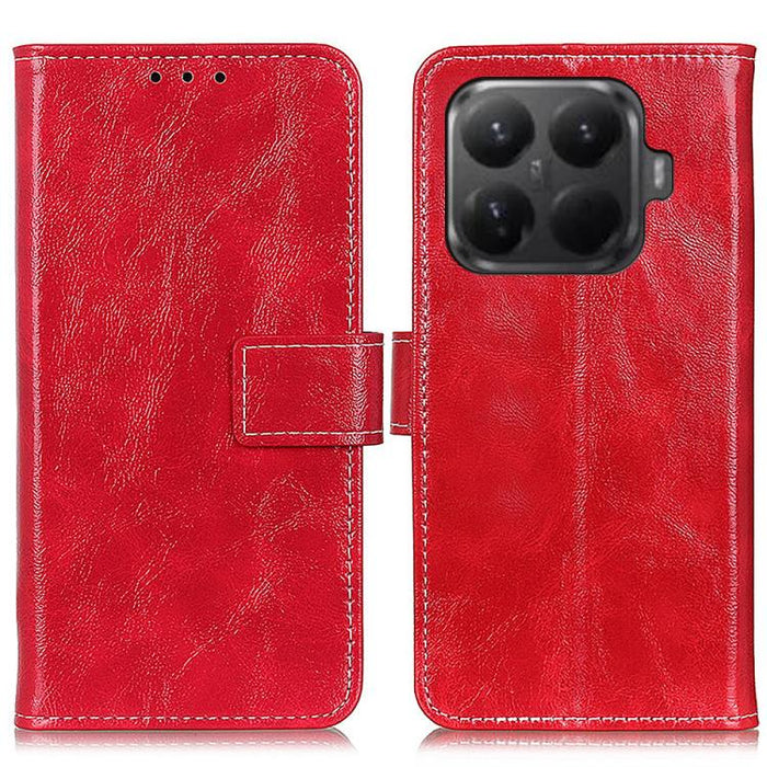 Funda para teléfono de cuero con textura retro Crazy Horse, For Xiaomi 17T Pro 5G, For Xiaomi 17T 5G, For Xiaomi 17 Pro Max, For Xiaomi 17 Pro, For Xiaomi 17, For Xiaomi 15T Pro 5G, For Xiaomi 15T 5G