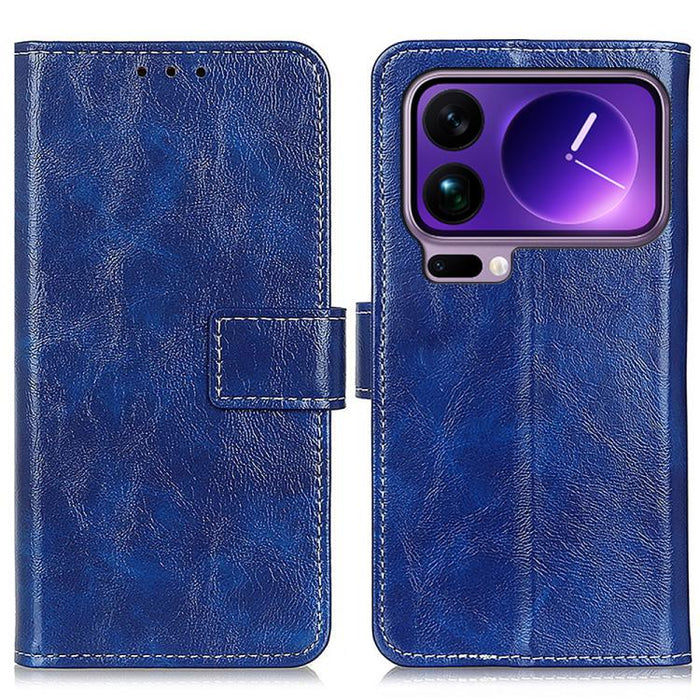 Funda para teléfono de cuero con textura retro Crazy Horse, For Xiaomi 17T Pro 5G, For Xiaomi 17T 5G, For Xiaomi 17 Pro Max, For Xiaomi 17 Pro, For Xiaomi 17, For Xiaomi 15T Pro 5G, For Xiaomi 15T 5G