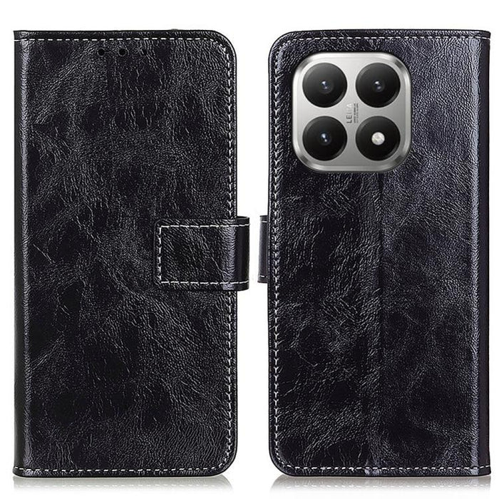 Funda para teléfono de cuero con textura retro Crazy Horse, For Xiaomi 17T Pro 5G, For Xiaomi 17T 5G, For Xiaomi 17 Pro Max, For Xiaomi 17 Pro, For Xiaomi 17, For Xiaomi 15T Pro 5G, For Xiaomi 15T 5G
