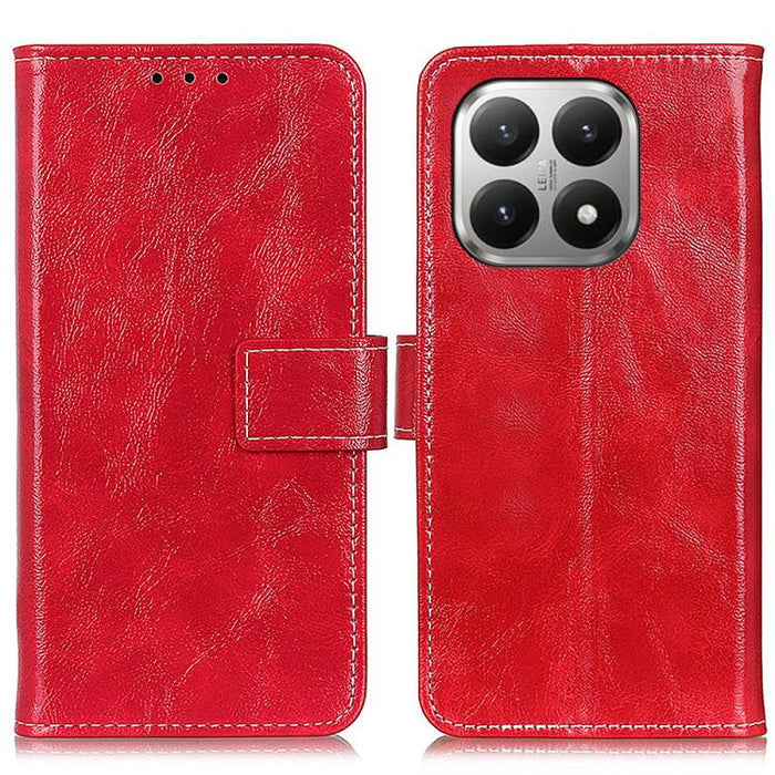Funda para teléfono de cuero con textura retro Crazy Horse, For Xiaomi 17T Pro 5G, For Xiaomi 17T 5G, For Xiaomi 17 Pro Max, For Xiaomi 17 Pro, For Xiaomi 17, For Xiaomi 15T Pro 5G, For Xiaomi 15T 5G