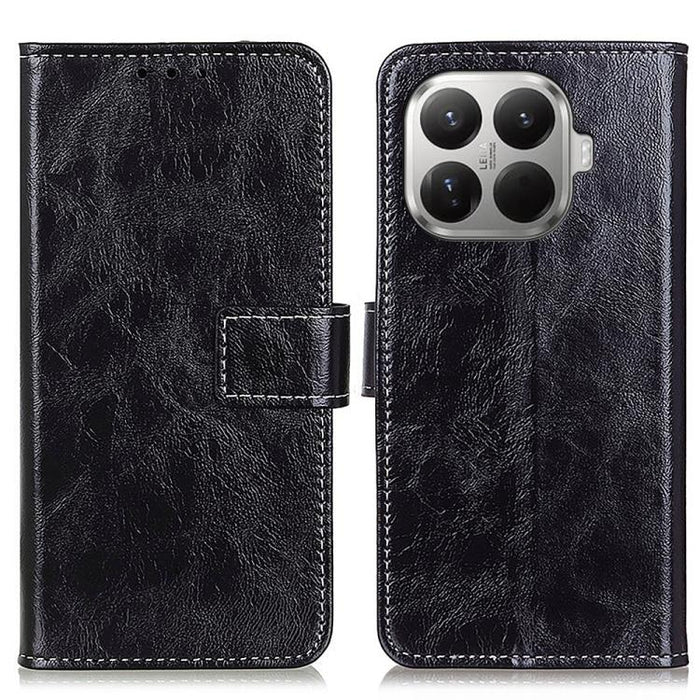 Funda para teléfono de cuero con textura retro Crazy Horse, For Xiaomi 17T Pro 5G, For Xiaomi 17T 5G, For Xiaomi 17 Pro Max, For Xiaomi 17 Pro, For Xiaomi 17, For Xiaomi 15T Pro 5G, For Xiaomi 15T 5G