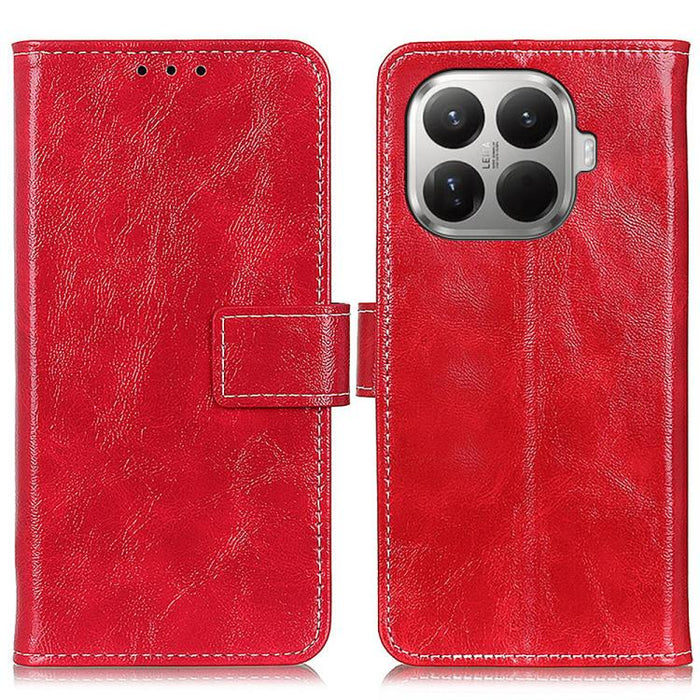 Funda para teléfono de cuero con textura retro Crazy Horse, For Xiaomi 17T Pro 5G, For Xiaomi 17T 5G, For Xiaomi 17 Pro Max, For Xiaomi 17 Pro, For Xiaomi 17, For Xiaomi 15T Pro 5G, For Xiaomi 15T 5G