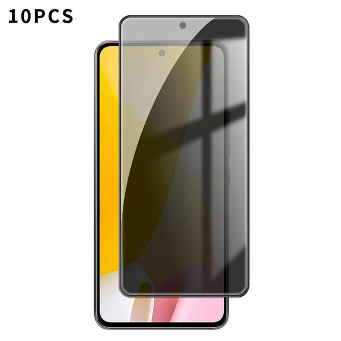 10 láminas de vidrio templado Kalebol de alta calidad, impresas en aluminio, con borde negro y cobertura total para privacidad., For Xiaomi Poco C81 Pro 4G, For Xiaomi 17T 5G, For Xiaomi 17 Ultra, For Xiaomi 17 Pro Max, For Xiaomi 17 Pro, For Xiaomi 17...