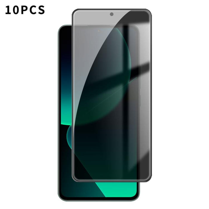10 láminas de vidrio templado Kalebol de alta calidad, impresas en aluminio, con borde negro y cobertura total para privacidad., For Xiaomi Poco C81 Pro 4G, For Xiaomi 17T 5G, For Xiaomi 17 Ultra, For Xiaomi 17 Pro Max, For Xiaomi 17 Pro, For Xiaomi 17...
