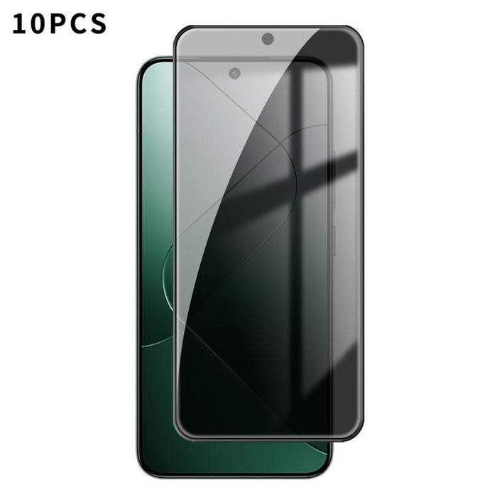 10 láminas de vidrio templado Kalebol de alta calidad, impresas en aluminio, con borde negro y cobertura total para privacidad., For Xiaomi Poco C81 Pro 4G, For Xiaomi 17T 5G, For Xiaomi 17 Ultra, For Xiaomi 17 Pro Max, For Xiaomi 17 Pro, For Xiaomi 17...