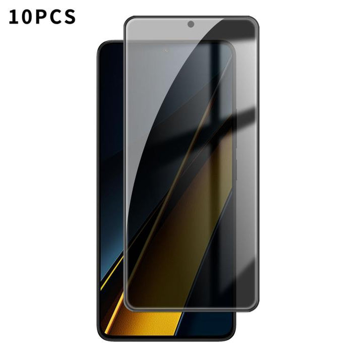 10 láminas de vidrio templado Kalebol de alta calidad, impresas en aluminio, con borde negro y cobertura total para privacidad., For Xiaomi Poco C81 Pro 4G, For Xiaomi 17T 5G, For Xiaomi 17 Ultra, For Xiaomi 17 Pro Max, For Xiaomi 17 Pro, For Xiaomi 17...