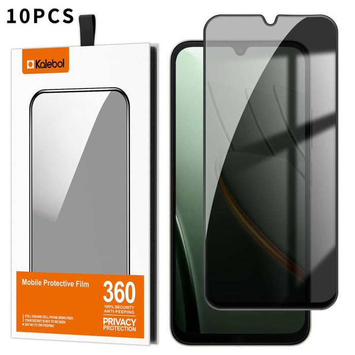 10 láminas de vidrio templado Kalebol de alta calidad, impresas en aluminio, con borde negro y cobertura total para privacidad., For Xiaomi Poco C81 Pro 4G, For Xiaomi 17T 5G, For Xiaomi 17 Ultra, For Xiaomi 17 Pro Max, For Xiaomi 17 Pro, For Xiaomi 17...