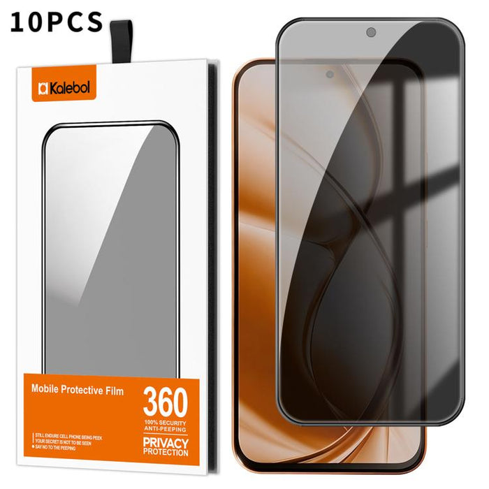 10 láminas de vidrio templado Kalebol de alta calidad, impresas en aluminio, con borde negro y cobertura total para privacidad., For Xiaomi Poco C81 Pro 4G, For Xiaomi 17T 5G, For Xiaomi 17 Ultra, For Xiaomi 17 Pro Max, For Xiaomi 17 Pro, For Xiaomi 17...