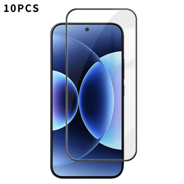 10 láminas de vidrio templado HD Kalebol de alta calidad, serigrafiadas en aluminio, con cobertura total, antihuellas y borde negro., For Xiaomi Poco C81 Pro 4G, For Xiaomi 17T 5G, For Xiaomi 17 Ultra, For Xiaomi 17 Pro Max, For Xiaomi 17 Pro          ...