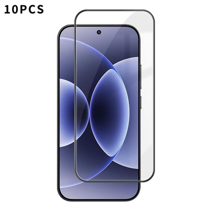10 láminas de vidrio templado HD Kalebol de alta calidad, serigrafiadas en aluminio, con cobertura total, antihuellas y borde negro., For Xiaomi Poco C81 Pro 4G, For Xiaomi 17T 5G, For Xiaomi 17 Ultra, For Xiaomi 17 Pro Max, For Xiaomi 17 Pro          ...