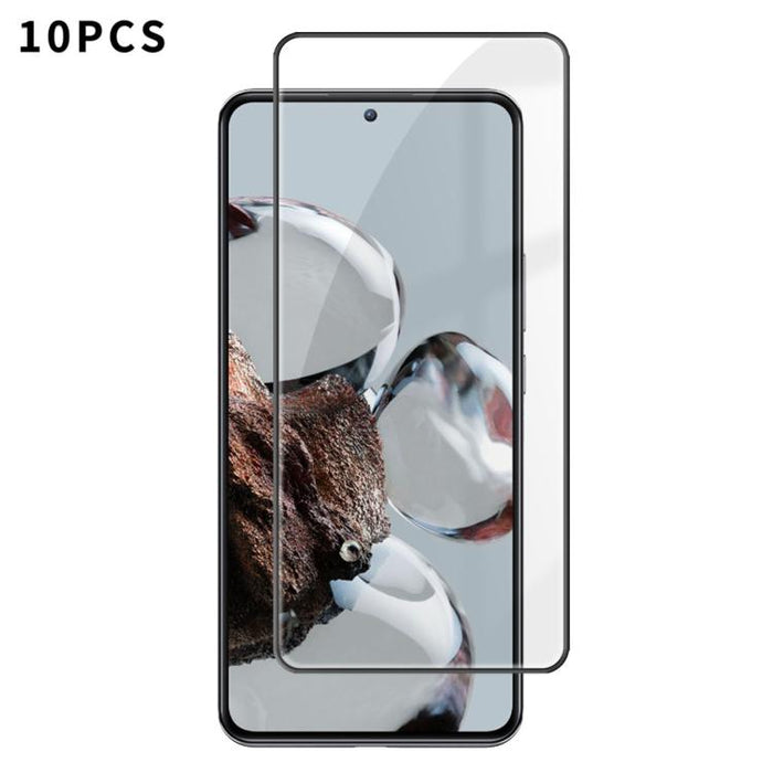 10 láminas de vidrio templado HD Kalebol de alta calidad, serigrafiadas en aluminio, con cobertura total, antihuellas y borde negro., For Xiaomi Poco C81 Pro 4G, For Xiaomi 17T 5G, For Xiaomi 17 Ultra, For Xiaomi 17 Pro Max, For Xiaomi 17 Pro          ...