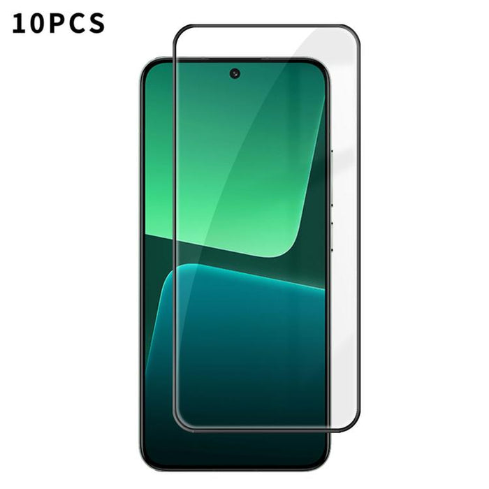 10 láminas de vidrio templado HD Kalebol de alta calidad, serigrafiadas en aluminio, con cobertura total, antihuellas y borde negro., For Xiaomi Poco C81 Pro 4G, For Xiaomi 17T 5G, For Xiaomi 17 Ultra, For Xiaomi 17 Pro Max, For Xiaomi 17 Pro          ...