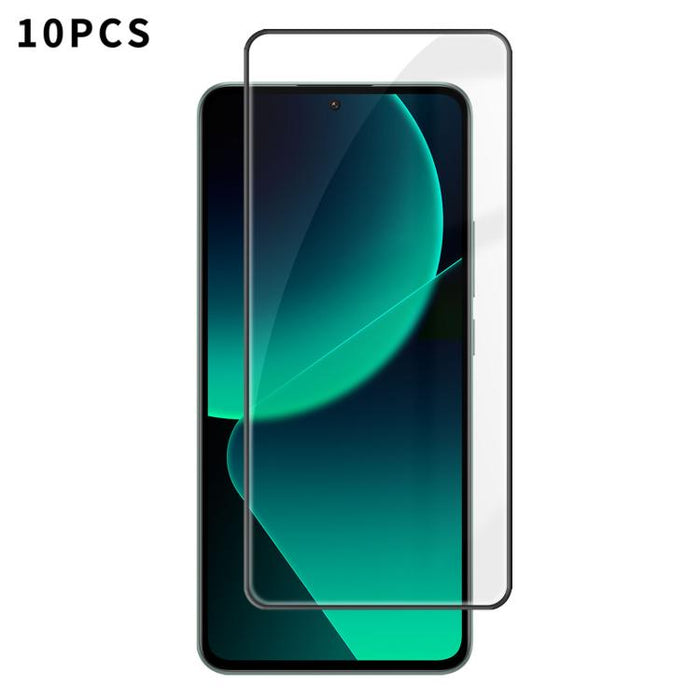 10 láminas de vidrio templado HD Kalebol de alta calidad, serigrafiadas en aluminio, con cobertura total, antihuellas y borde negro., For Xiaomi Poco C81 Pro 4G, For Xiaomi 17T 5G, For Xiaomi 17 Ultra, For Xiaomi 17 Pro Max, For Xiaomi 17 Pro          ...