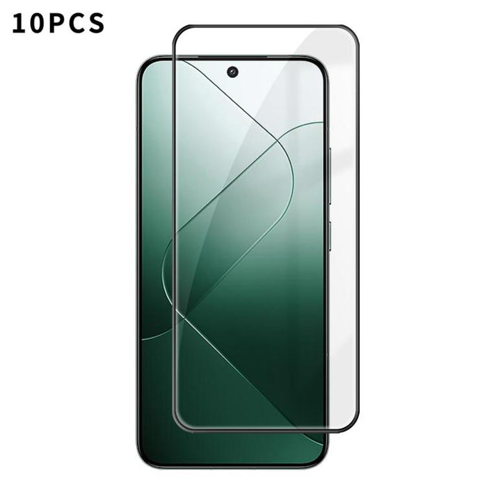 10 láminas de vidrio templado HD Kalebol de alta calidad, serigrafiadas en aluminio, con cobertura total, antihuellas y borde negro., For Xiaomi Poco C81 Pro 4G, For Xiaomi 17T 5G, For Xiaomi 17 Ultra, For Xiaomi 17 Pro Max, For Xiaomi 17 Pro          ...