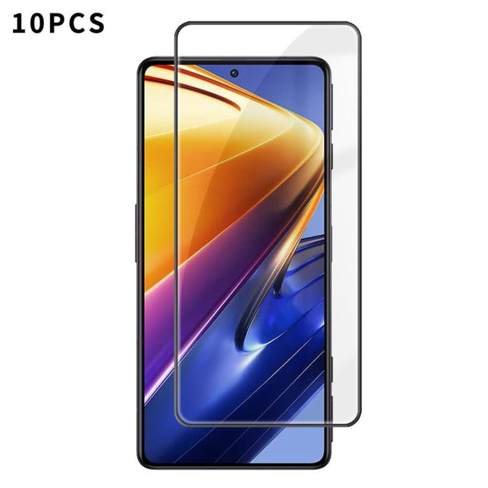 10 láminas de vidrio templado HD Kalebol de alta calidad, serigrafiadas en aluminio, con cobertura total, antihuellas y borde negro., For Xiaomi Poco C81 Pro 4G, For Xiaomi 17T 5G, For Xiaomi 17 Ultra, For Xiaomi 17 Pro Max, For Xiaomi 17 Pro          ...