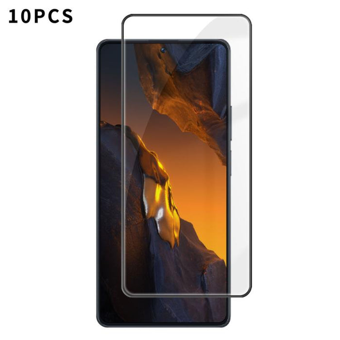 10 láminas de vidrio templado HD Kalebol de alta calidad, serigrafiadas en aluminio, con cobertura total, antihuellas y borde negro., For Xiaomi Poco C81 Pro 4G, For Xiaomi 17T 5G, For Xiaomi 17 Ultra, For Xiaomi 17 Pro Max, For Xiaomi 17 Pro          ...