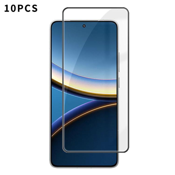 10 láminas de vidrio templado HD Kalebol de alta calidad, serigrafiadas en aluminio, con cobertura total, antihuellas y borde negro., For Xiaomi Poco C81 Pro 4G, For Xiaomi 17T 5G, For Xiaomi 17 Ultra, For Xiaomi 17 Pro Max, For Xiaomi 17 Pro          ...