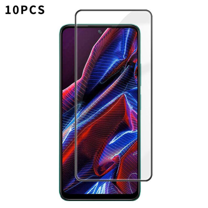 10 láminas de vidrio templado HD Kalebol de alta calidad, serigrafiadas en aluminio, con cobertura total, antihuellas y borde negro., For Xiaomi Poco C81 Pro 4G, For Xiaomi 17T 5G, For Xiaomi 17 Ultra, For Xiaomi 17 Pro Max, For Xiaomi 17 Pro          ...