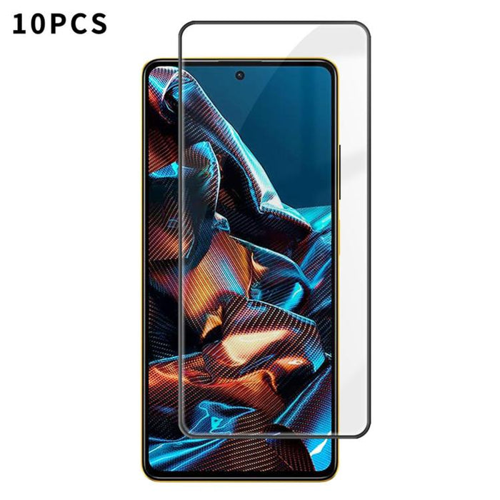 10 láminas de vidrio templado HD Kalebol de alta calidad, serigrafiadas en aluminio, con cobertura total, antihuellas y borde negro., For Xiaomi Poco C81 Pro 4G, For Xiaomi 17T 5G, For Xiaomi 17 Ultra, For Xiaomi 17 Pro Max, For Xiaomi 17 Pro          ...