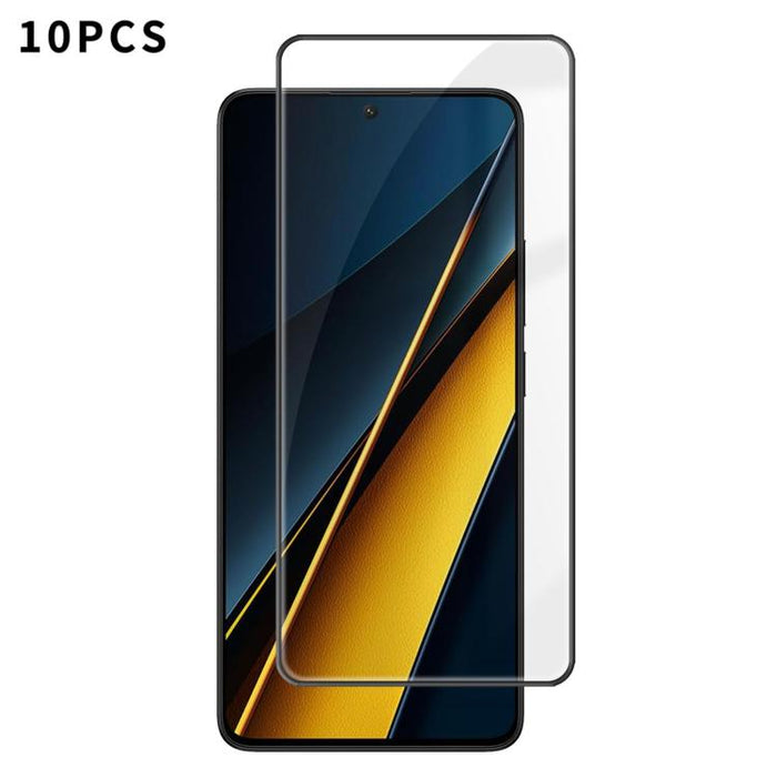 10 láminas de vidrio templado HD Kalebol de alta calidad, serigrafiadas en aluminio, con cobertura total, antihuellas y borde negro., For Xiaomi Poco C81 Pro 4G, For Xiaomi 17T 5G, For Xiaomi 17 Ultra, For Xiaomi 17 Pro Max, For Xiaomi 17 Pro          ...