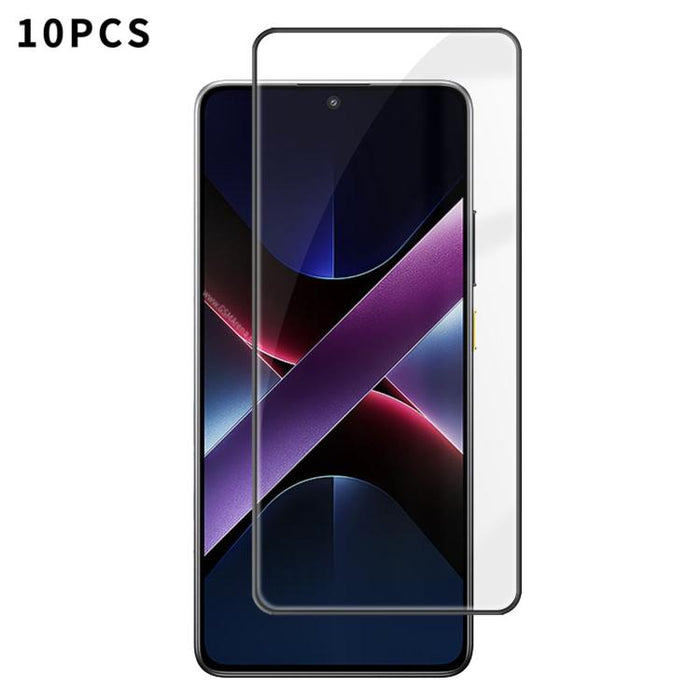 10 láminas de vidrio templado HD Kalebol de alta calidad, serigrafiadas en aluminio, con cobertura total, antihuellas y borde negro., For Xiaomi Poco C81 Pro 4G, For Xiaomi 17T 5G, For Xiaomi 17 Ultra, For Xiaomi 17 Pro Max, For Xiaomi 17 Pro          ...