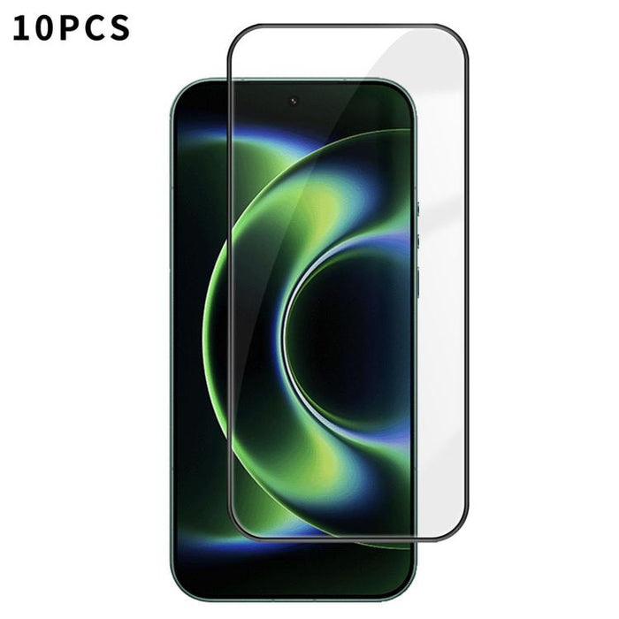 10 láminas de vidrio templado HD Kalebol de alta calidad, serigrafiadas en aluminio, con cobertura total, antihuellas y borde negro., For Xiaomi Poco C81 Pro 4G, For Xiaomi 17T 5G, For Xiaomi 17 Ultra, For Xiaomi 17 Pro Max, For Xiaomi 17 Pro          ...