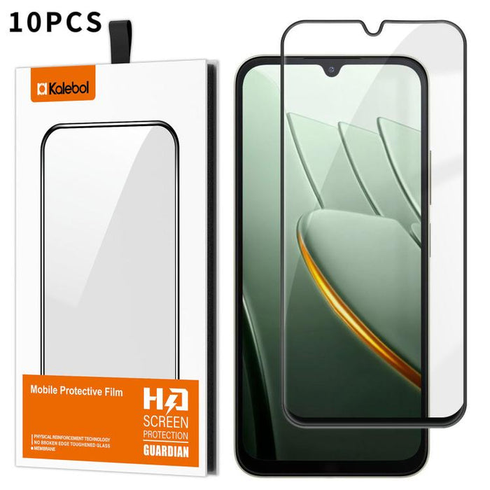 10 láminas de vidrio templado HD Kalebol de alta calidad, serigrafiadas en aluminio, con cobertura total, antihuellas y borde negro., For Xiaomi Poco C81 Pro 4G, For Xiaomi 17T 5G, For Xiaomi 17 Ultra, For Xiaomi 17 Pro Max, For Xiaomi 17 Pro          ...