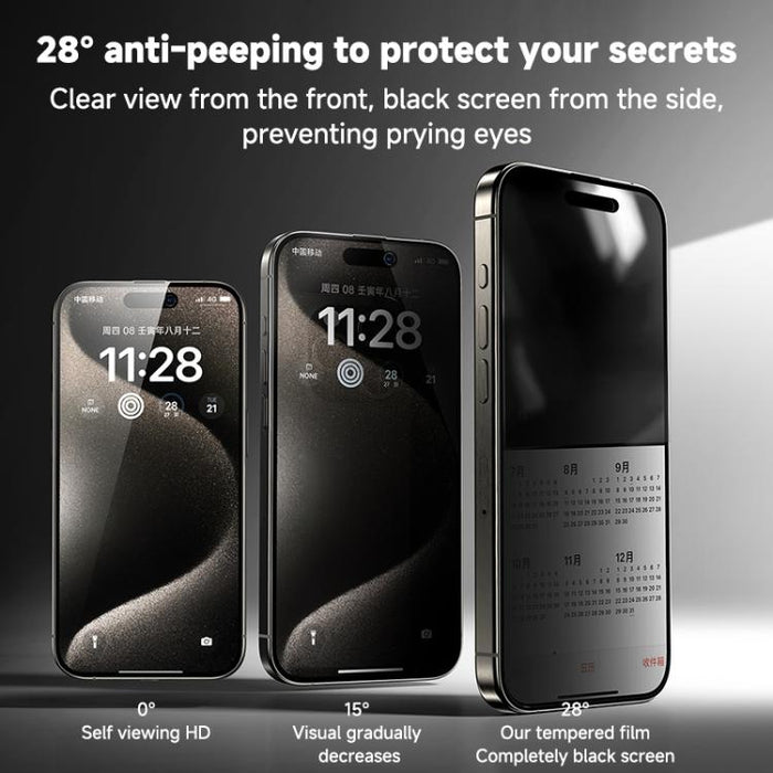 REMAX Future Ultra-Soft Series WL-03 Privacy Tempered Glass Film, For iPhone 16 Pro Max, For iPhone 16 Pro, For iPhone 16 Plus, For iPhone 16