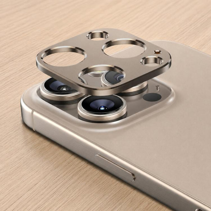 XDcase Titanium Alloy Hollow Camera Lens Protector, For iPhone 16 Pro / 16 Pro Max
