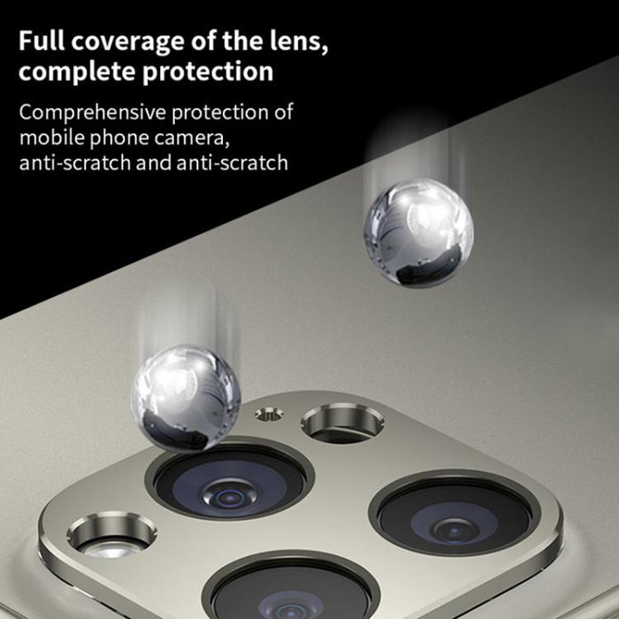 XDcase Titanium Alloy Hollow Camera Lens Protector, For iPhone 14 Pro / 14 Pro Max