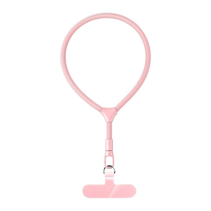 Racket Shape 7mm Polyester Rope with Gasket Adjustable Phone Wrist Lanyard