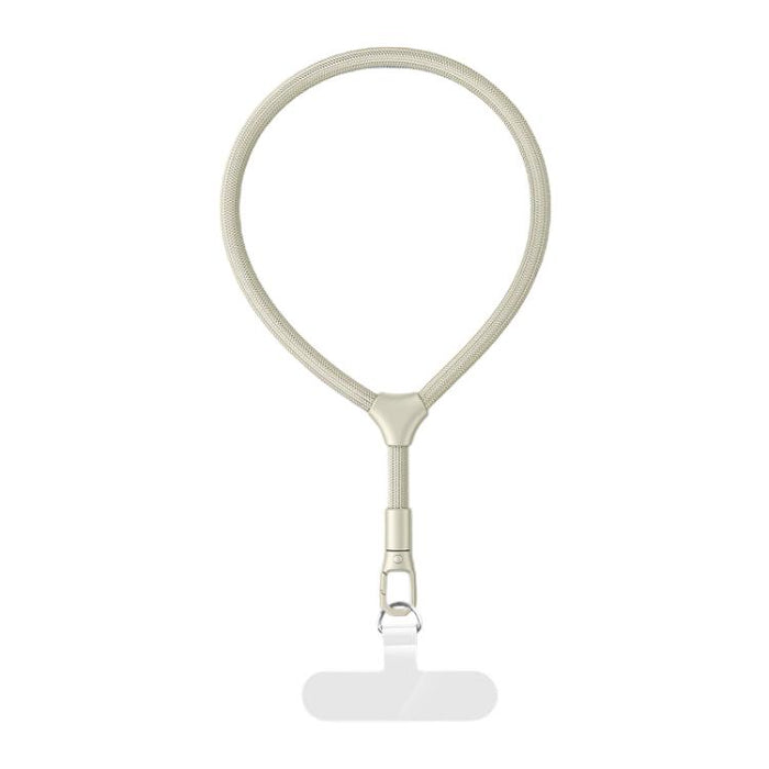 Racket Shape 7mm Polyester Rope with Gasket Adjustable Phone Wrist Lanyard