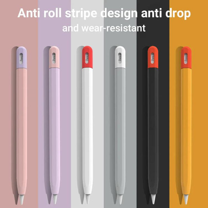 XDcase Contrast Color Silicone Protective Stylus Pen Case, For Apple Pencil Pro / 2, For Apple Pencil Pro / 2 / 1, For Apple Pencil USB-C / 3