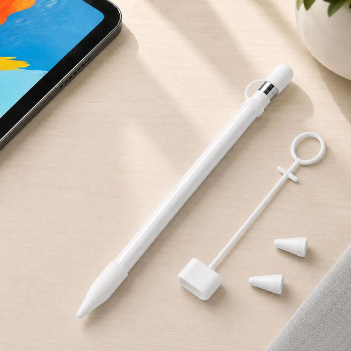 XDcase 4 in 1 Anti-lost Silicone Protective Cover Set, For Apple Pencil 1