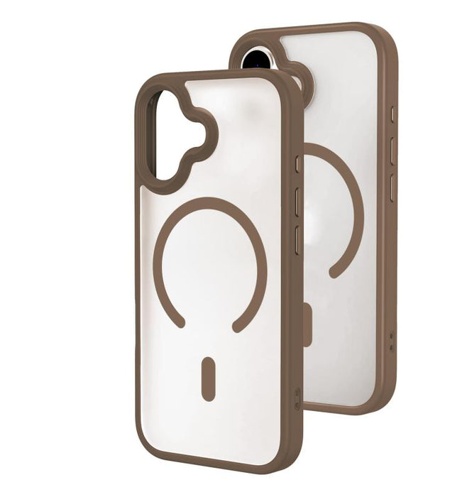 Oil-spray Skin Feel MagSafe PC Hybrid TPU Phone Case, For iPhone 17 Pro Max, For iPhone 17 Pro, For iPhone 17