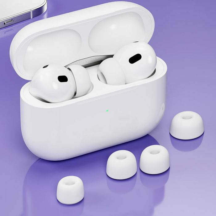 XDcase 4 Pairs Silicone Earplugs with Pressure Relief Holes L / M / S / XS Size, L / M / S / XS