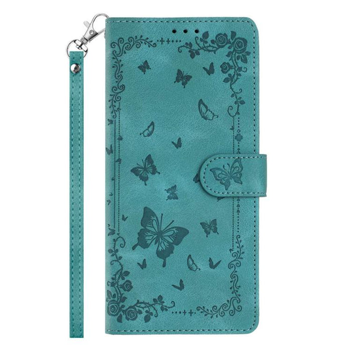Funda de cuero para teléfono con estampado de mariposas de Jardín Secreto, For Redmi 14C 4G, For Redmi A3, For Redmi 13C 4G Global