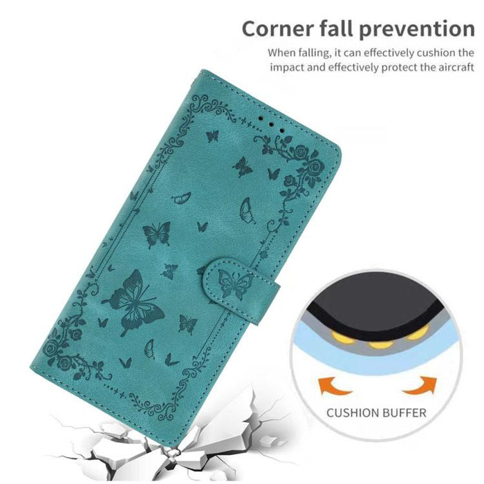 Funda de cuero para teléfono con estampado de mariposas de Jardín Secreto, For Redmi 14C 4G, For Redmi A3, For Redmi 13C 4G Global