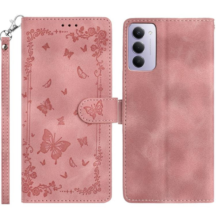 Funda de cuero para teléfono con estampado de mariposas de Jardín Secreto, For Redmi K90 Pro Max / Poco F8 Ultra, For Redmi K90 / Poco F8 Pro, For Redmi 15C 5G / 4G EU 173mm, For Redmi 15 5G Global/15 4G SEA 169.5, For Redmi 15 5G / 4G EU 171mm        ...