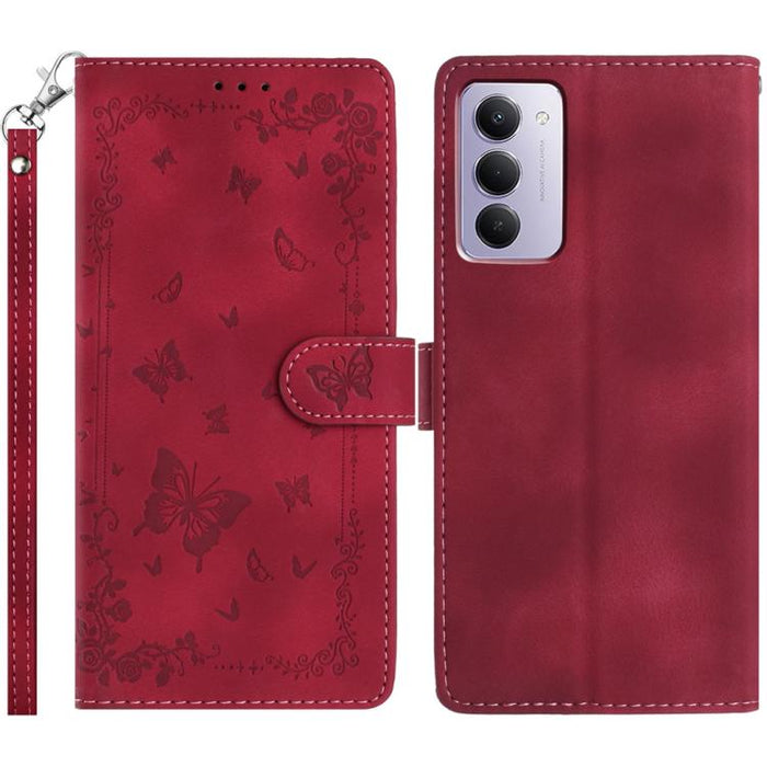 Funda de cuero para teléfono con estampado de mariposas de Jardín Secreto, For Redmi K90 Pro Max / Poco F8 Ultra, For Redmi K90 / Poco F8 Pro, For Redmi 15C 5G / 4G EU 173mm, For Redmi 15 5G Global/15 4G SEA 169.5, For Redmi 15 5G / 4G EU 171mm        ...