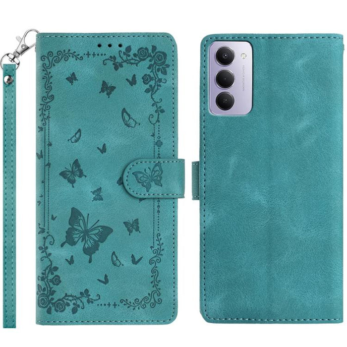 Funda de cuero para teléfono con estampado de mariposas de Jardín Secreto, For Redmi K90 Pro Max / Poco F8 Ultra, For Redmi K90 / Poco F8 Pro, For Redmi 15C 5G / 4G EU 173mm, For Redmi 15 5G Global/15 4G SEA 169.5, For Redmi 15 5G / 4G EU 171mm        ...