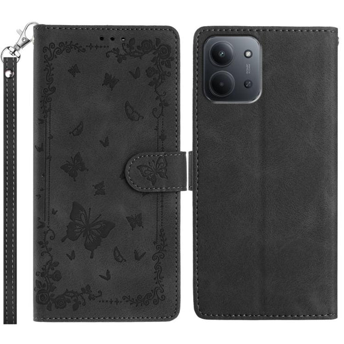 Funda de cuero para teléfono con estampado de mariposas de Jardín Secreto, For Redmi K90 Pro Max / Poco F8 Ultra, For Redmi K90 / Poco F8 Pro, For Redmi 15C 5G / 4G EU 173mm, For Redmi 15 5G Global/15 4G SEA 169.5, For Redmi 15 5G / 4G EU 171mm        ...